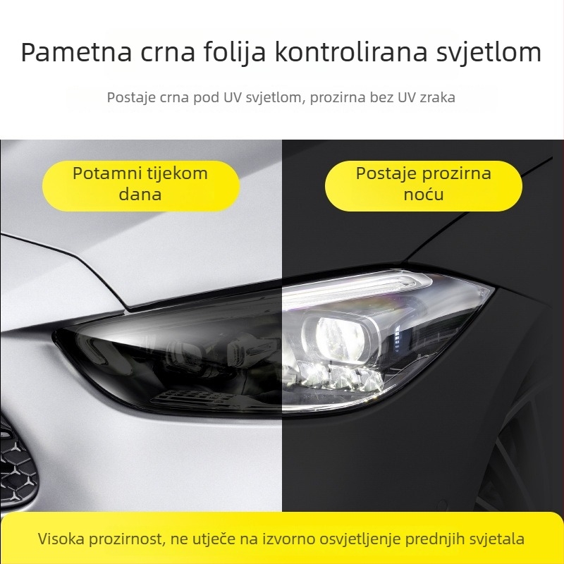 Mercedes-Benz TPU zaštitni film za svjetla za A-klasu, B-klasu, C-klasu i E-klasu – otporan na ogrebotine, automatsko zatamnjenje