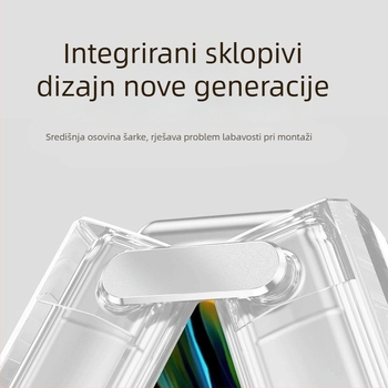 Jednodelno silikon kućište za Huawei Pocket 2/S, s preklopnim zaslonom i zaštitom zaslona, puna zaštita od pada