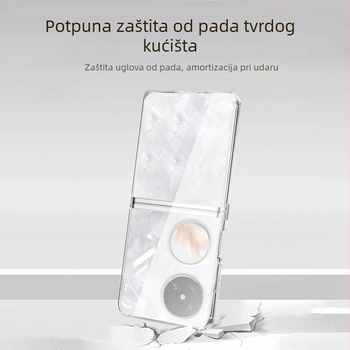 Jednodelno silikon kućište za Huawei Pocket 2/S, s preklopnim zaslonom i zaštitom zaslona, puna zaštita od pada