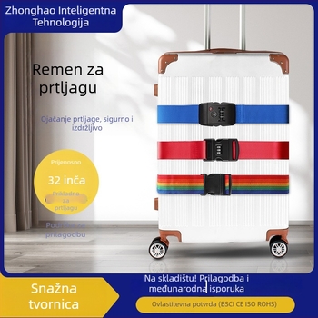 Remen za prtljagu, polipropilen, širina 50 mm, duljina 200 cm, paket od 5 kom