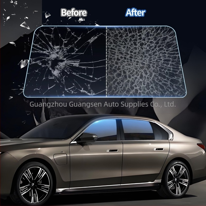 Automobilski toplinski izolacijski film - gradientni autofilm serije, brenda Sam Optical, pakiranje u papirnatu cijev