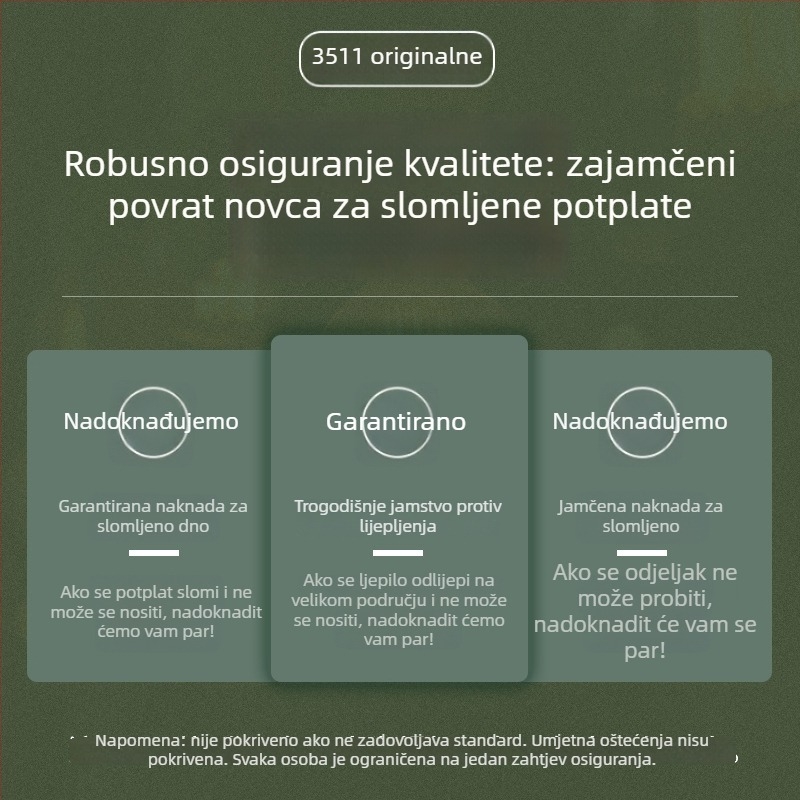3511 Cipele za rad u vojnozelenoj boji, za rad na polju, otporne na abraziju, protuklizne, unisex
