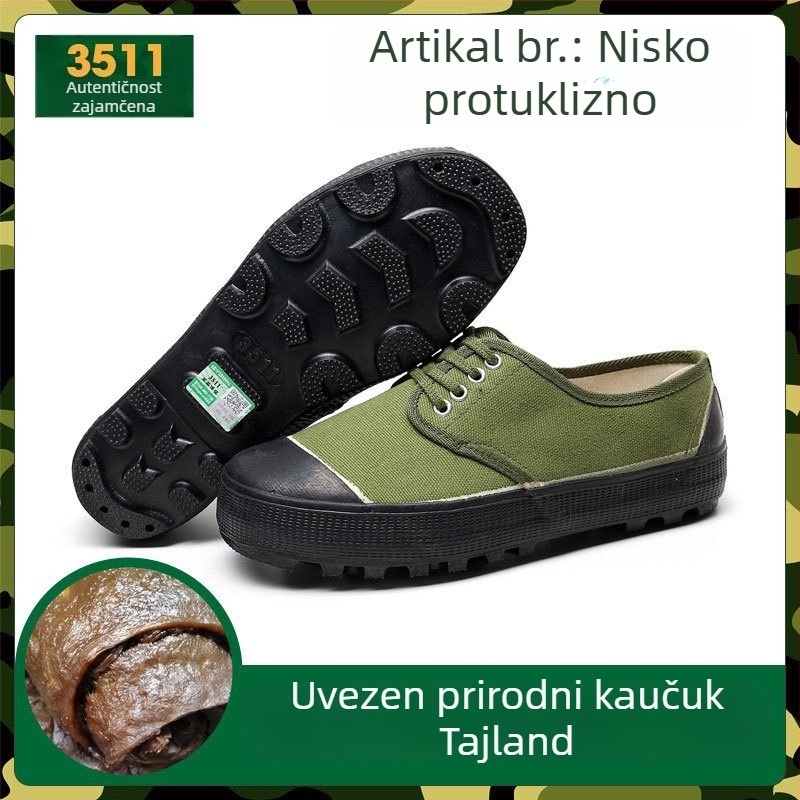 3511 Cipele za rad u vojnozelenoj boji, za rad na polju, otporne na abraziju, protuklizne, unisex