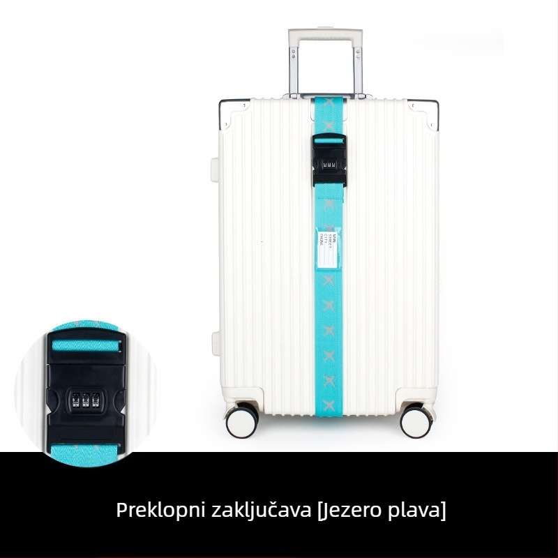 Remen za prtljagu s jednoslovnom lozinkom, svjetleći i reflektirajući, ultra lagani poliester, lansiran u proljeće 2018.