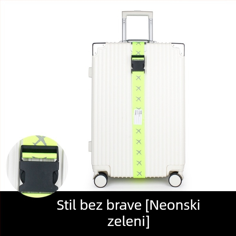Remen za prtljagu s jednoslovnom lozinkom, svjetleći i reflektirajući, ultra lagani poliester, lansiran u proljeće 2018.