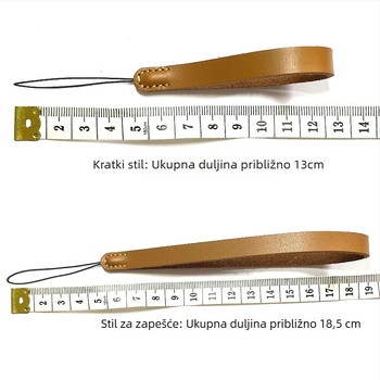 Lančić za telefon, ručno izrađen od PU užeta, plastična kopča, PU materijal, unisex