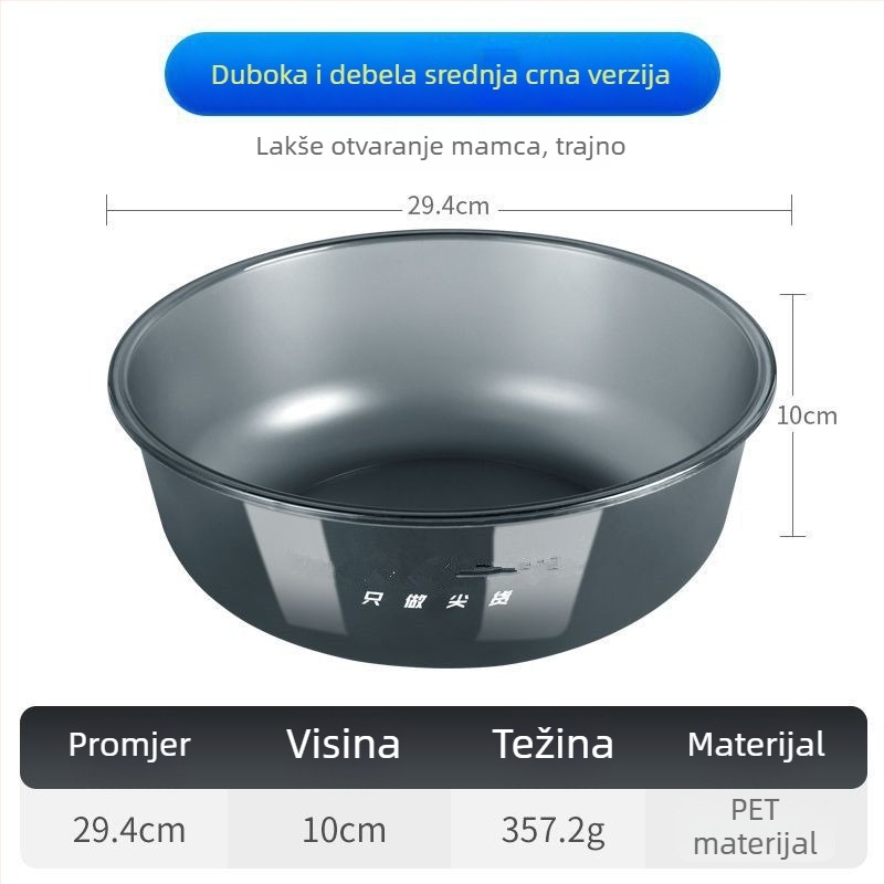 Trojezadan set za mamac: posuda za mamac, sklopiva posuda za mamac i miješalica za smjesu