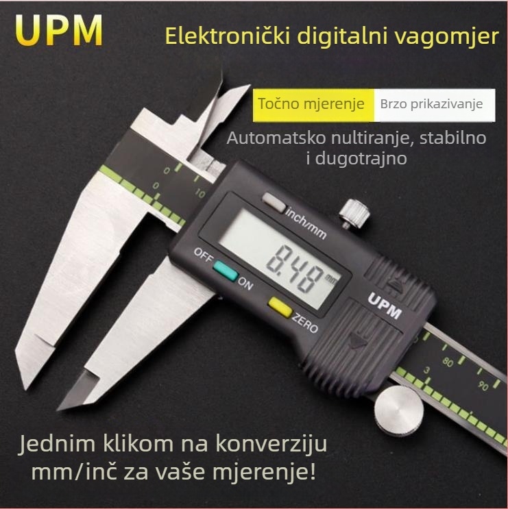 UPM Digitalni kaliper 0-150mm/0-200mm Visoka preciznost