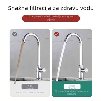 Plastična slavina za umivaonik, hladna voda, keramički disk ventil, elektroplatirani završni sloj, brend Consistent Bathroom