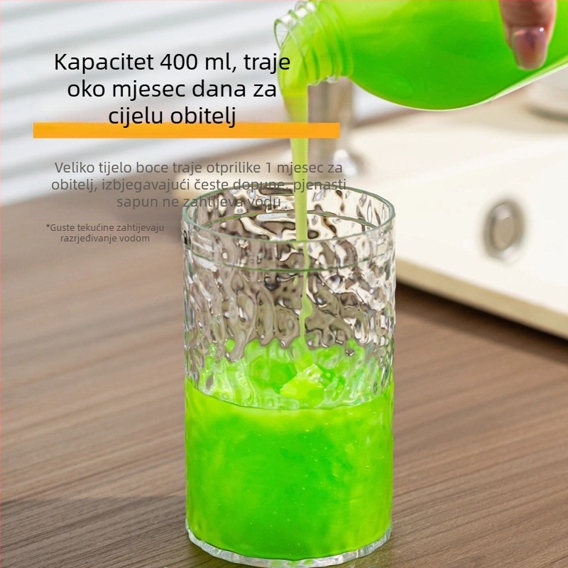 Pametan dozator sapuna sa senzorom, zidni, ABS materiјal, elektroplakirani završetak, indukcijsko djelovanje, 320 g