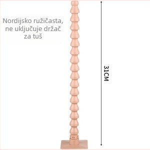 Bez bušenja, univerzalni višefunkcionalni nosač za kupaonicu i tuš, podesivi organizator za ručnike