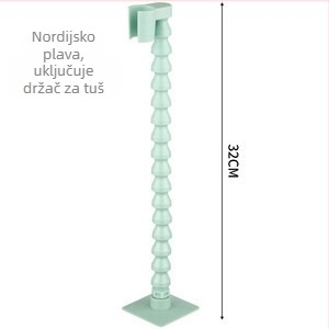 Bez bušenja, univerzalni višefunkcionalni nosač za kupaonicu i tuš, podesivi organizator za ručnike
