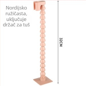Bez bušenja, univerzalni višefunkcionalni nosač za kupaonicu i tuš, podesivi organizator za ručnike