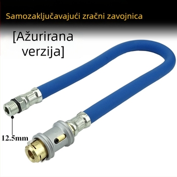 Tlakomjer za gume s napuhnim crijevom i nastavkom za zračnu pištolju (Model 02)