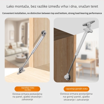 Zračna tlak štap za ormarić, brojilo, ukrasni panel i tatami — Materijal: hladno valjani čelik + plast; Značka: Wugang; Stil: moderni minimalistički