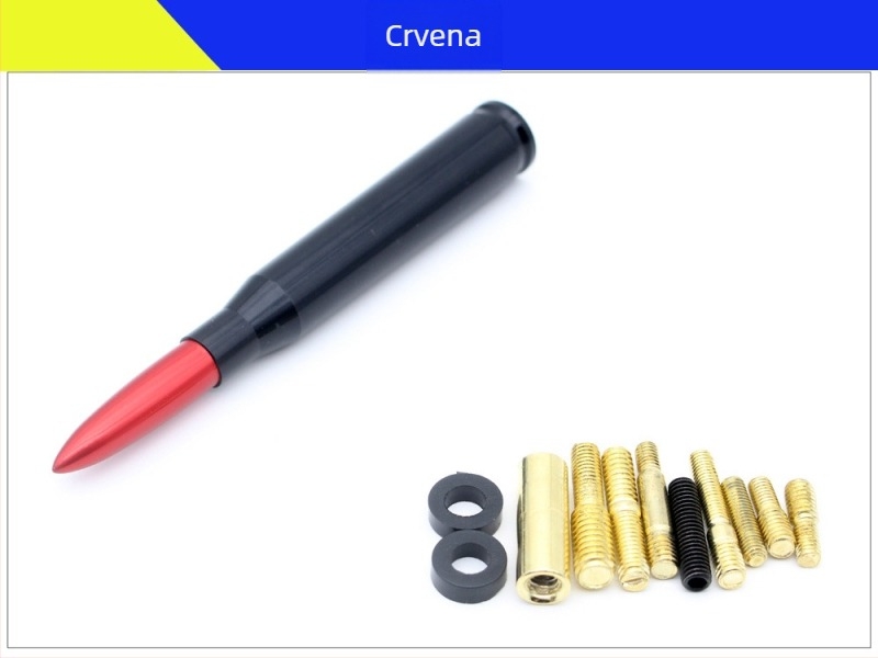 Modificirana Bullet antena za terensko vozilo, vijčani način ugradnje, opća kompatibilnost, marka yy, mogućnost prilagodbe