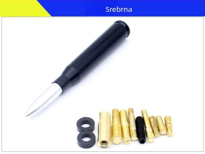 Modificirana Bullet antena za terensko vozilo, vijčani način ugradnje, opća kompatibilnost, marka yy, mogućnost prilagodbe