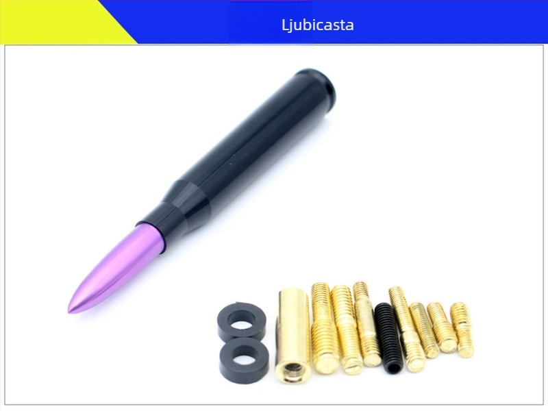 Modificirana Bullet antena za terensko vozilo, vijčani način ugradnje, opća kompatibilnost, marka yy, mogućnost prilagodbe
