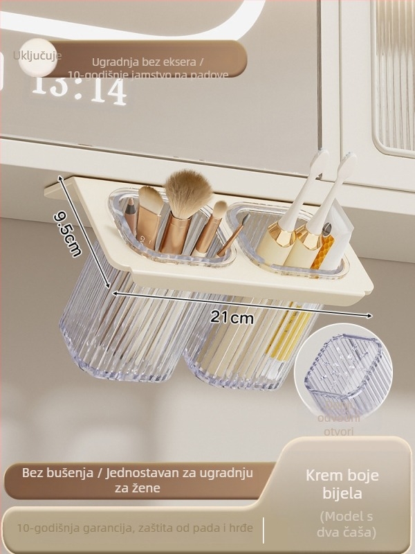 Zidni ormar za kupaonicu za pohranu WC-a, aluminijska legura, model 1225, nosivost 10 kg, 1 polica, moderni minimalistički stil