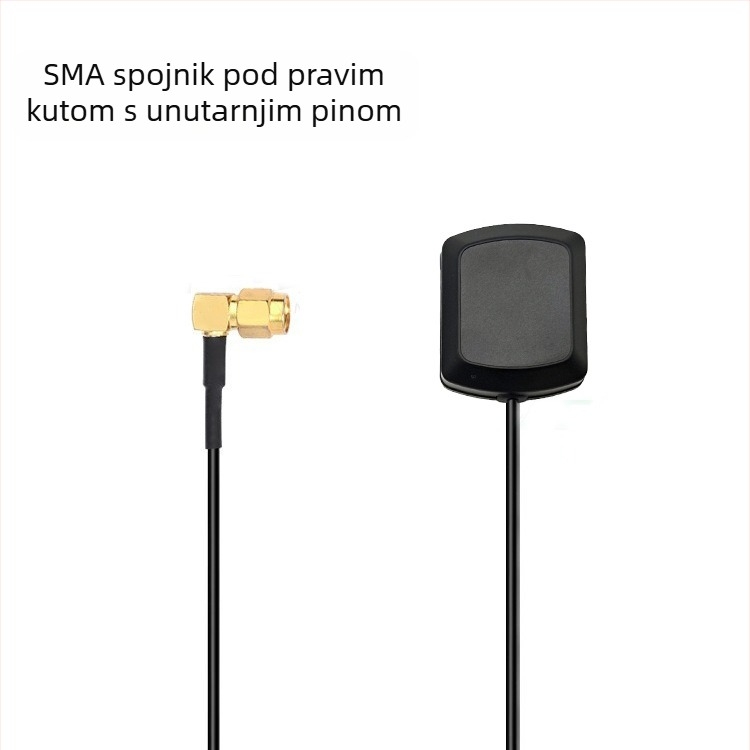 Beidou+GPS dvostrukofrekvencijska antena za navigaciju u vozilu, 48 dBi visok dobitak, aktivna s filtrom prolaza pojasa za pozicioniranje satelita