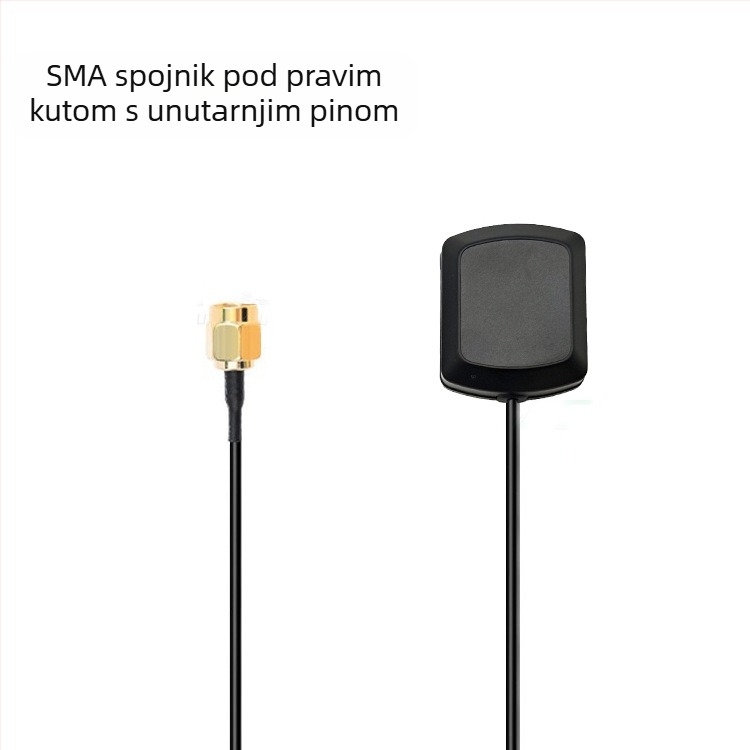 Beidou+GPS dvostrukofrekvencijska antena za navigaciju u vozilu, 48 dBi visok dobitak, aktivna s filtrom prolaza pojasa za pozicioniranje satelita