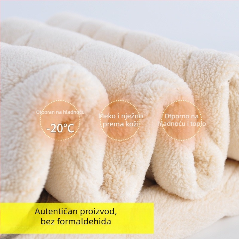 Dječje termalne hlače za zimu, visoki pojas, debeli i topli, otporni na hladnoću do -20°C