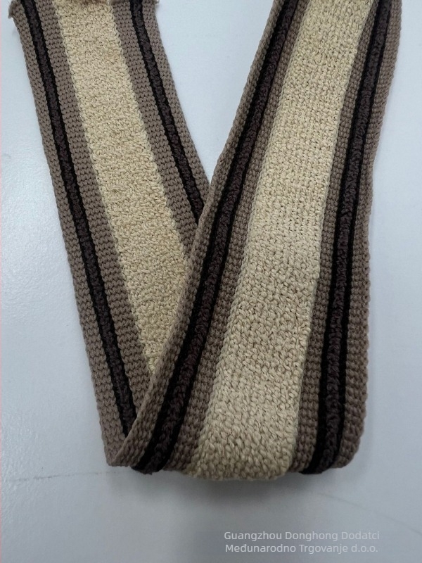 Donghong webbing trake — za šešire i dodatke, rub pantalona, pliš i prugasta verzija, pogodna za kaiše i dodatke