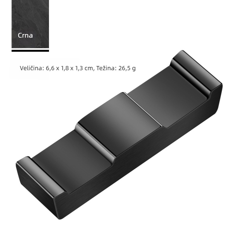 Držač štapića od nehrđajućeg čelika 304, dvorca stil, dvostruka primjena za hotel i dom, otisnut logotip, prilagodljiv