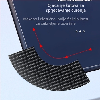 Silikonska gumena brtvna traka za sunčani krov automobila, model 123-17, vodootporna brtva za staklo krova