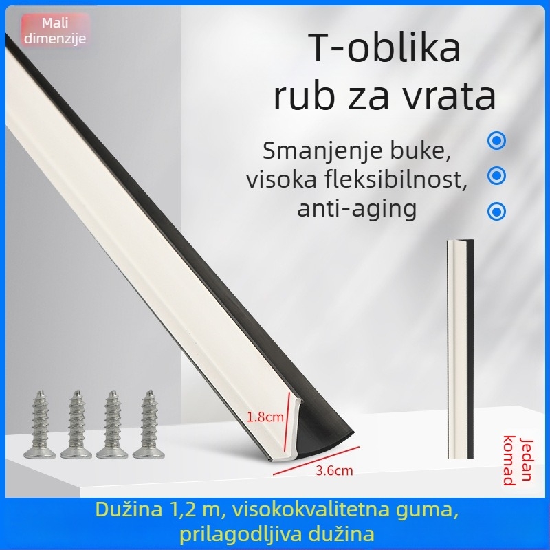 T-oblik gumeni brtvni trak za vrata električnog tricikla