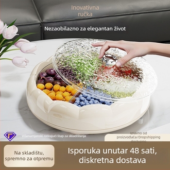 Abxtao plastični tanjur za voće, krem stil, lansiran zimi 2024.