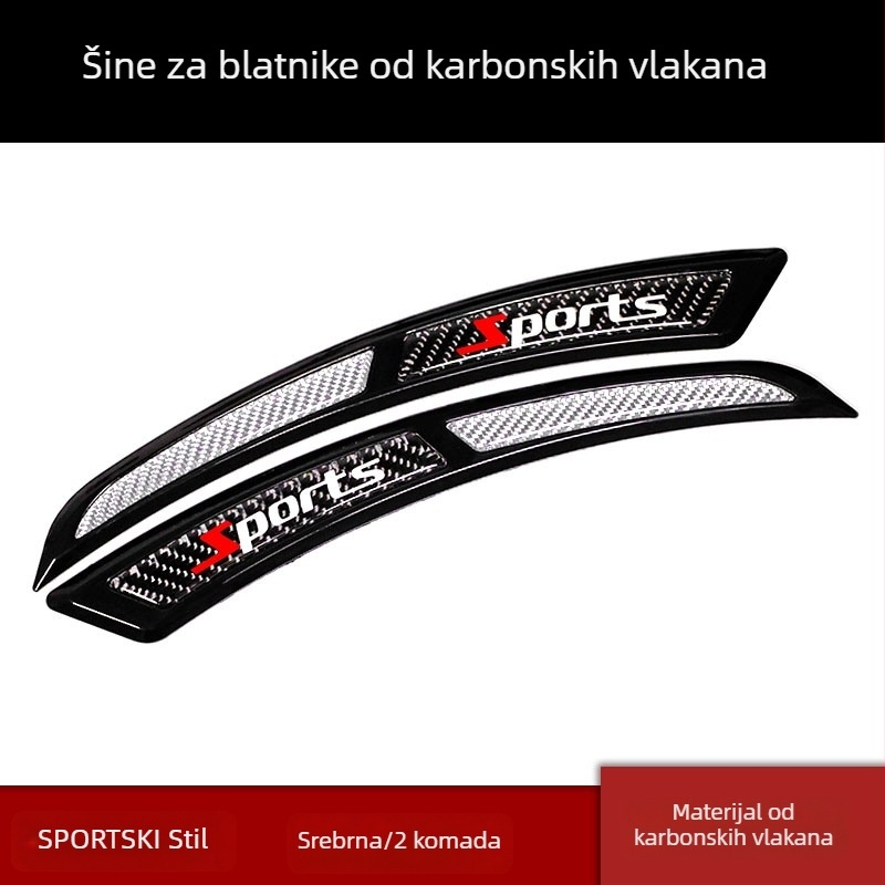 Zaštitna traka za rub kotača automobila od karbonskih vlakana i TPU – protiv sudara, otporna na ogrebotine, model CTU006, prilagodba dostupna, kompatibilno 90% modela