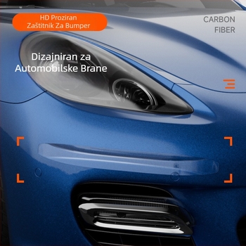 Zaštitna traka za prednji i stražnji branik, PU materijal, univerzalna prilagodba, prilagodljiva obrada