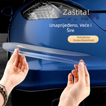 Zaštitna traka za prednji i stražnji branik, PU materijal, univerzalna prilagodba, prilagodljiva obrada