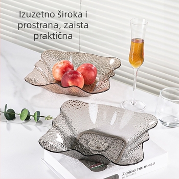 Yilijie plastični tanjur za voće — minimalistički prikazni tanjur za voće i slatkiše za dom, predstavljen 2024., prvoklasna kvaliteta