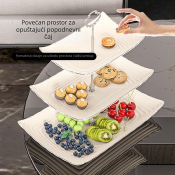 Višeslojna posuda za voće u nordijskom stilu, plastična, brenda Creative, lansirano 2024
