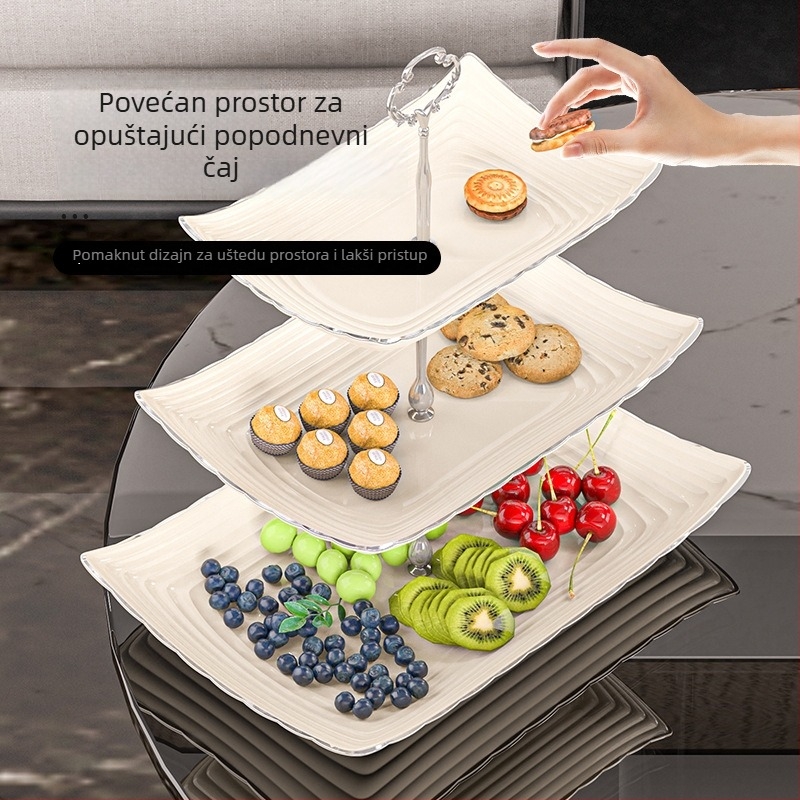 Višeslojna posuda za voće u nordijskom stilu, plastična, brenda Creative, lansirano 2024