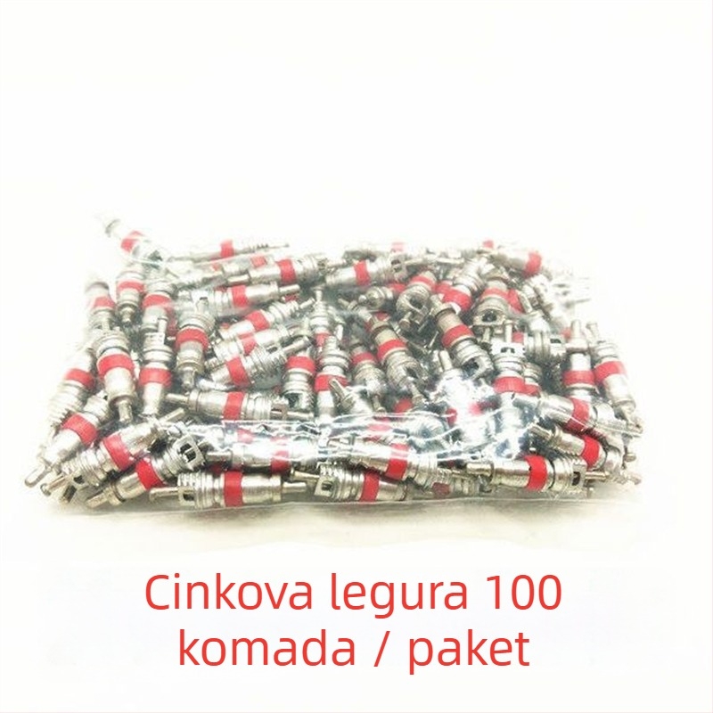 Jezgro ventila za gume – gumeno tijelo, obična šupljina jezgre, britanski tip