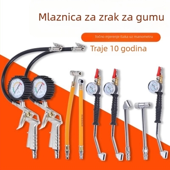 Ventil za automobilsku gumu — gumeni materijal, britski spoj, pritiskni način ugradnje, univerzalna kompatibilnost