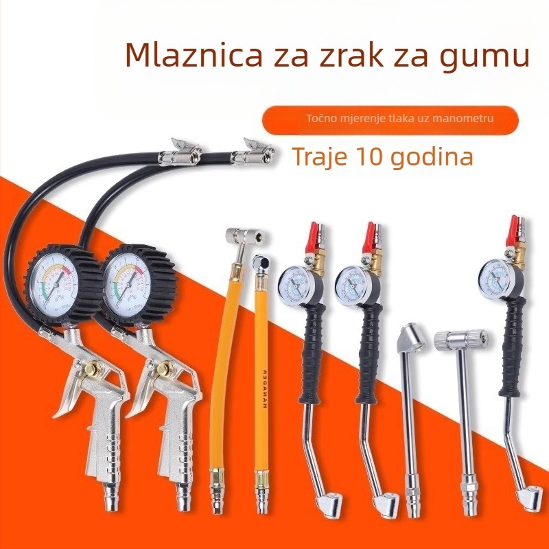 Ventil za automobilsku gumu — gumeni materijal, britski spoj, pritiskni način ugradnje, univerzalna kompatibilnost