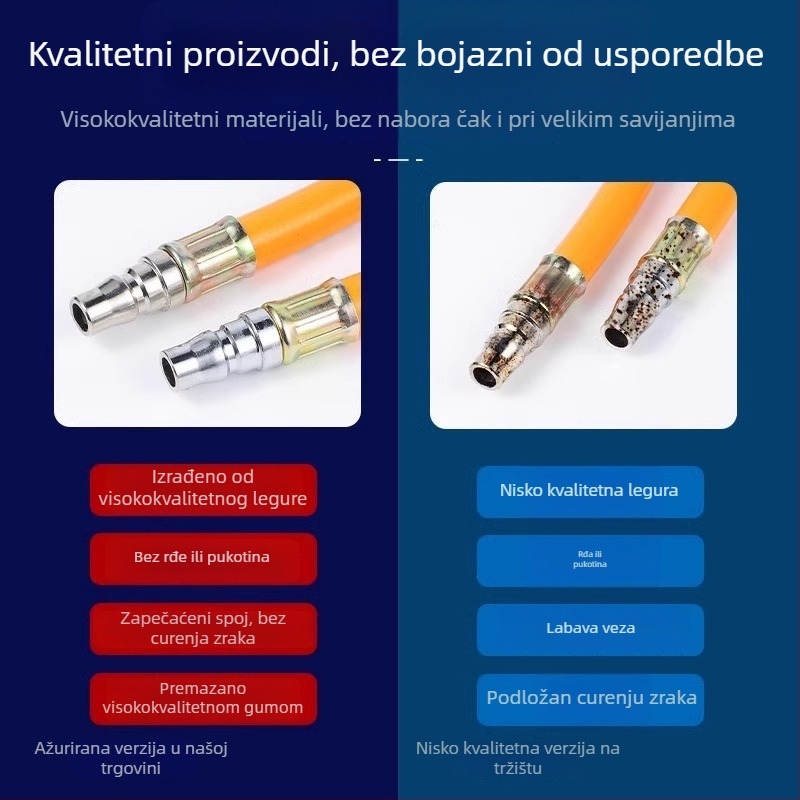 Ventil za automobilsku gumu — gumeni materijal, britski spoj, pritiskni način ugradnje, univerzalna kompatibilnost