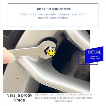 Bezdušnog ventila za Audi s velikom šupljinom jezgre i talijanskim navojem, kompatibilan s A4L, Q5L, A6L, A5, Q7, Q3, A7, A3