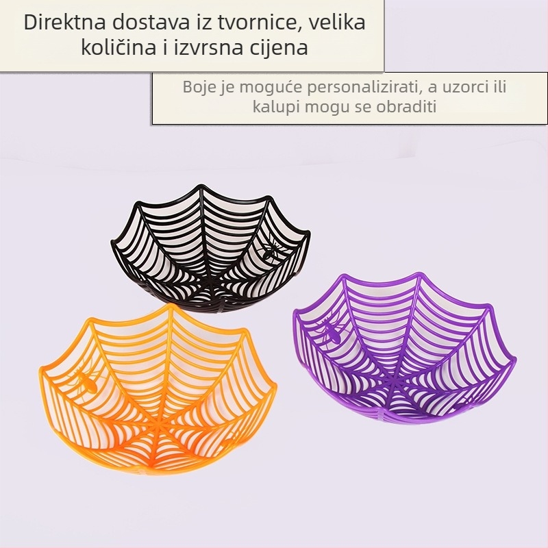 Košnica za voće s dizajnom pauka za Hallowe'en, plastična, Jiayi, lansirana 2016.