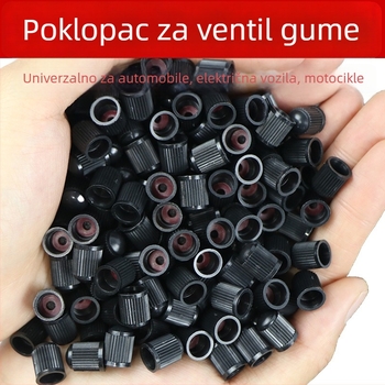 Plastična kapica ventila pneu s brtvnim prstenom, debelog dizajna, univerzalno za automobil, motocikl i električno vozilo
