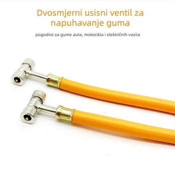 Dvostruko namijenjeni nastavak za napuhavanje s visokotlačnim crijevom za napuhivanje guma