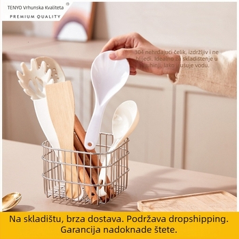 Koš za pohranu od nehrđajućeg čelika, model snl, za voće i povrće, moderan minimalistički stil