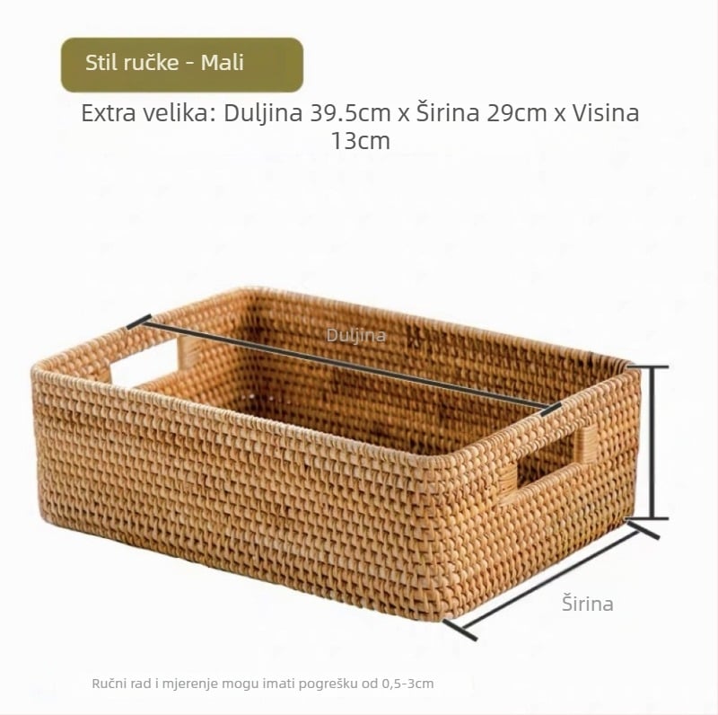 Autumn Vine košare za skladištenje, četverodijelni set za stolni organizator