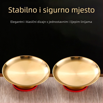 Voćni tanjur za Buddha ponude, Bagang titanijev spoj, novi kineski stil, lansiranje ljeta 2021