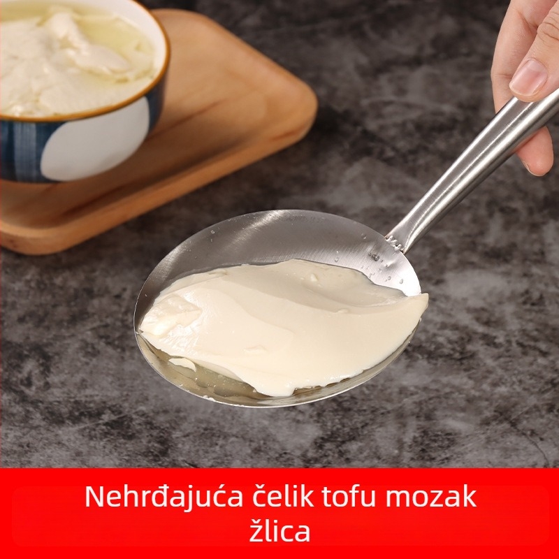 TOWER Nehrđajući čelik tofu žlica, okrugli oblik, za tofu puding