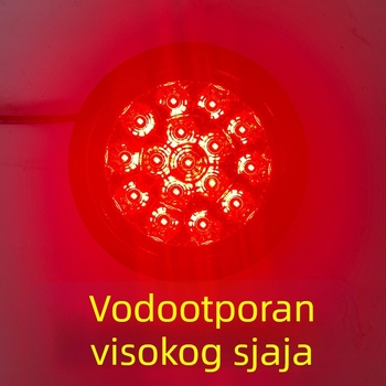 LED stražnja svjetiljka za CIMC poluprikolicu, vodootporna kružna LED svjetlost, 24V
